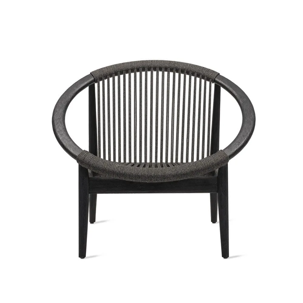 Vincent Sheppard Frida Lounge Chair Black Teak Onyx 3