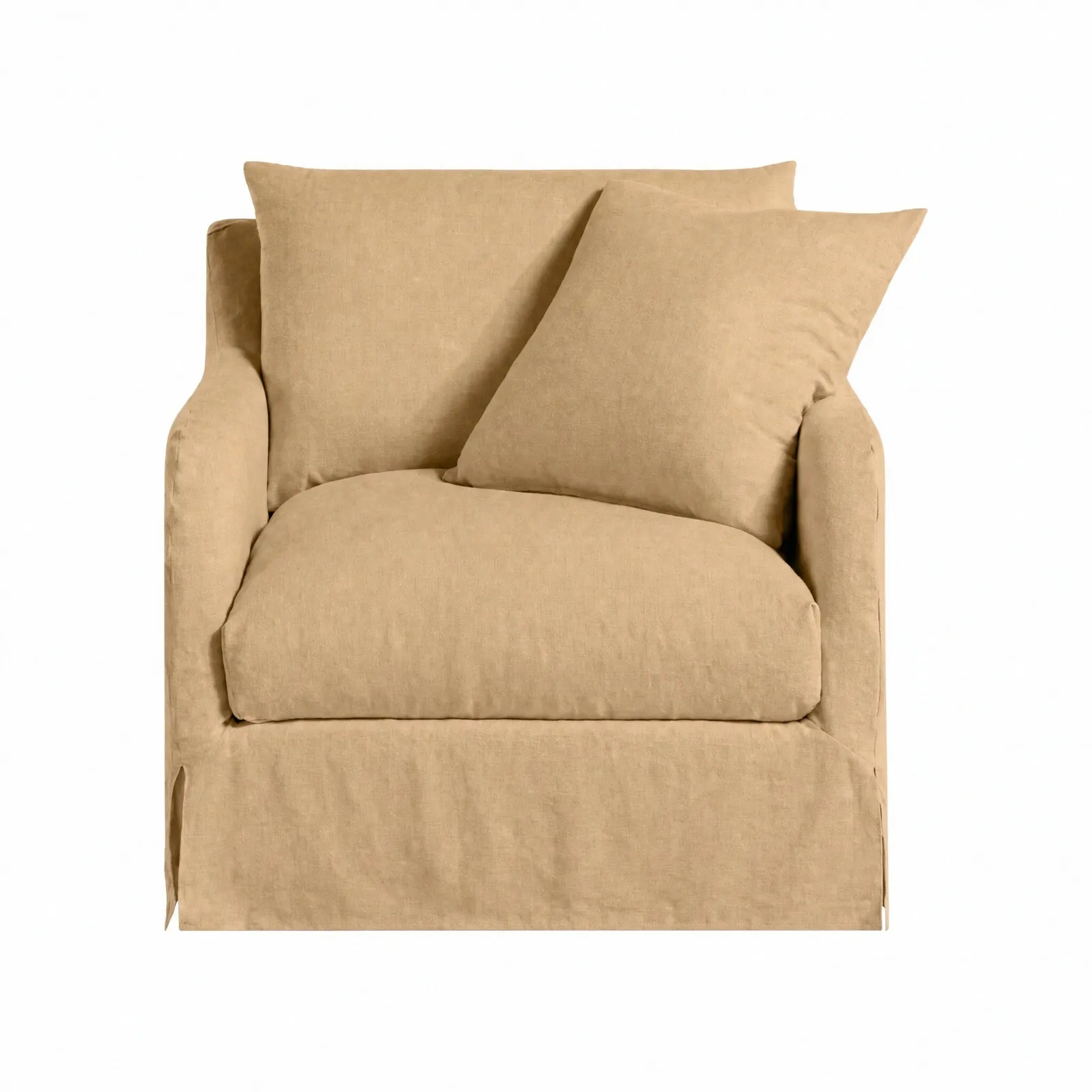 Charlbury 1 Seater Armchair, Yellow Fabric | Barker & Stonehouse 3