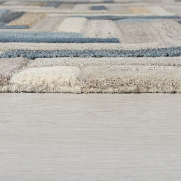 Russo Wool Geometric Modern Rug 4