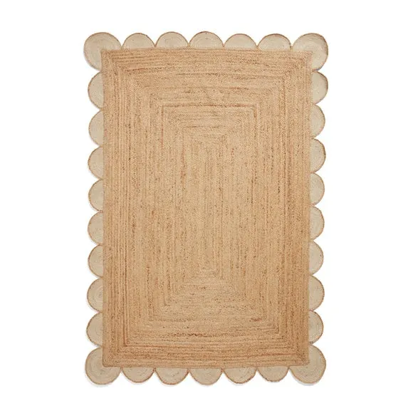 Savannah Scallop Jute Rug 5