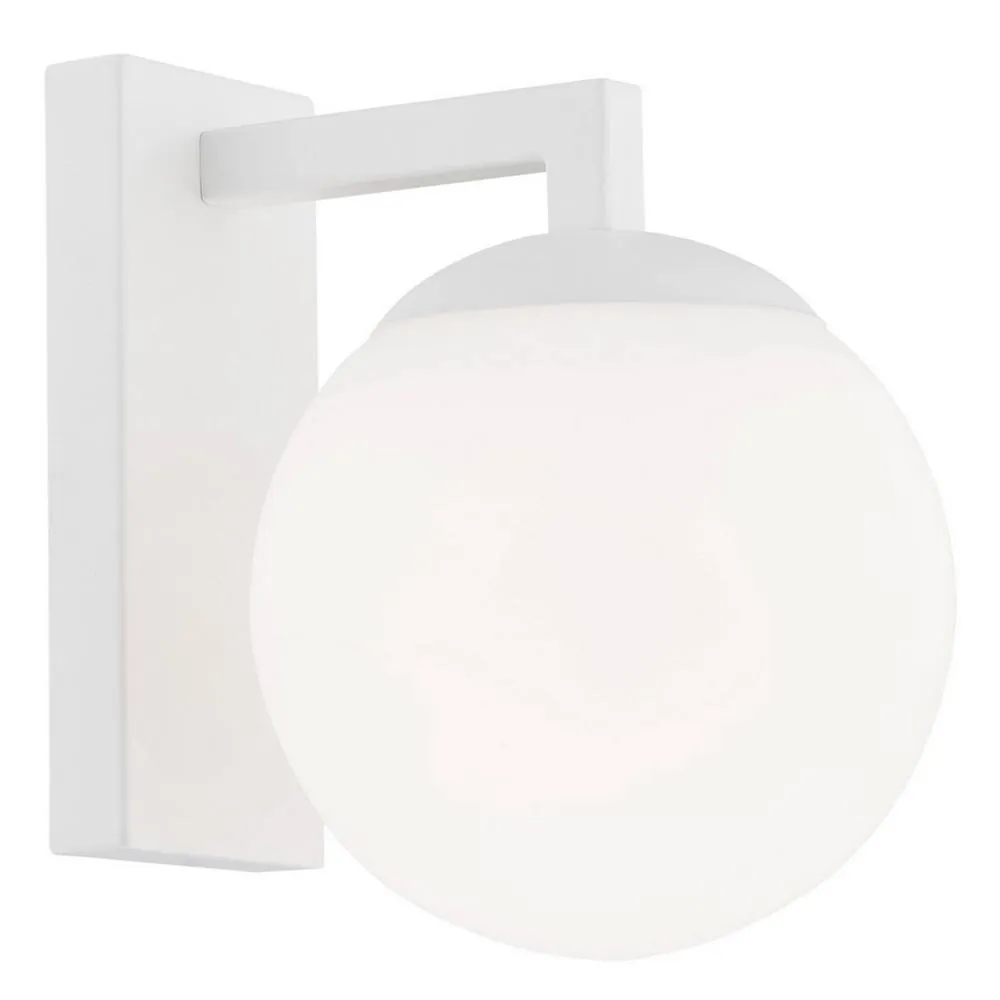 Netlighting Aspen Wall Lamp Opal Matt White Structure