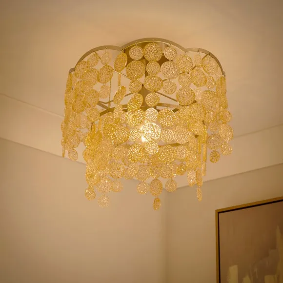 Taylor Disk Semi Flush Ceiling Light 2