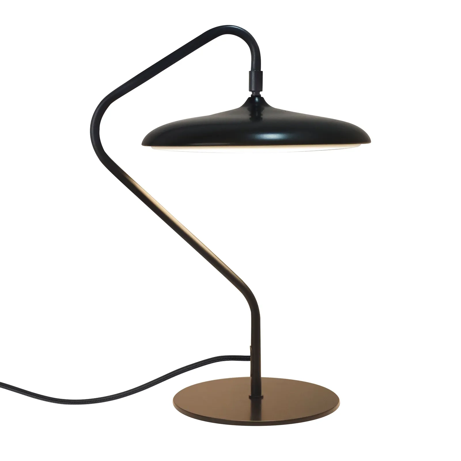 Nordlux Artist Table Lamp Black Metal Livingroom LED Switch 3000k 2