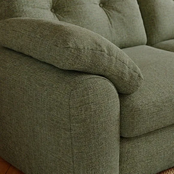 Milton Textured Chenille 3 Seater Sofa 4