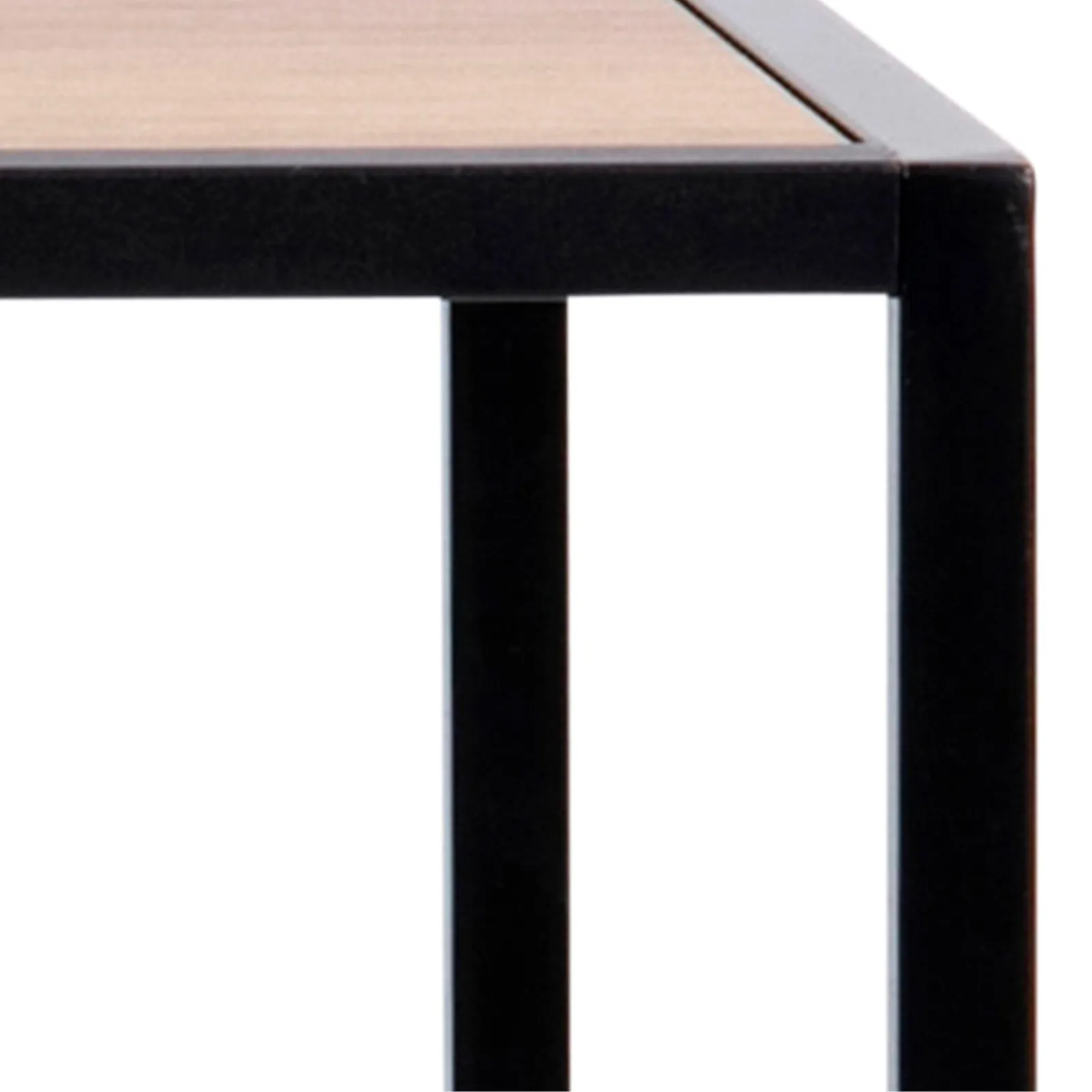 Furniture To Go Seaford Black Metal Bar Table with Oak Top 6