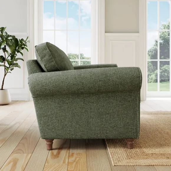 Flori Chenille Soft Texture 2 Seater Sofa 3