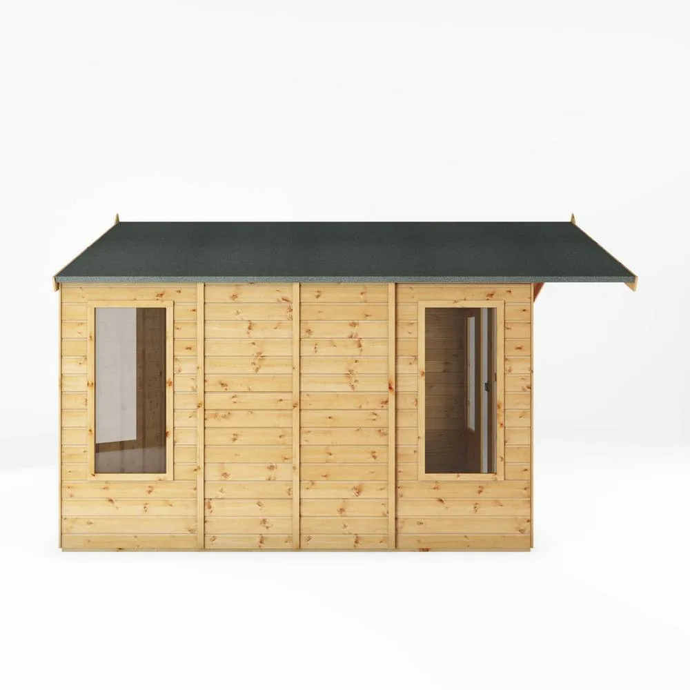Mercia 10 x 8 Feet Premium Sussex Summerhouse - L363.2 x W249.4 x H227.8 cm in Brown 5