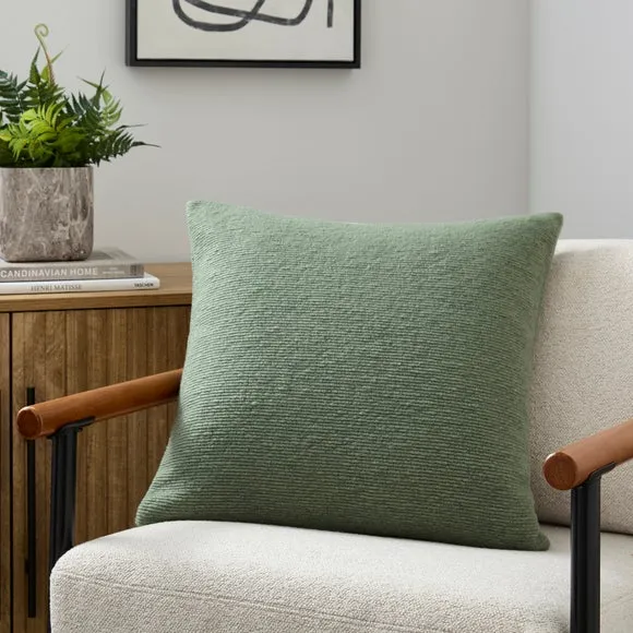Flaxley Ribbed Square Cushion