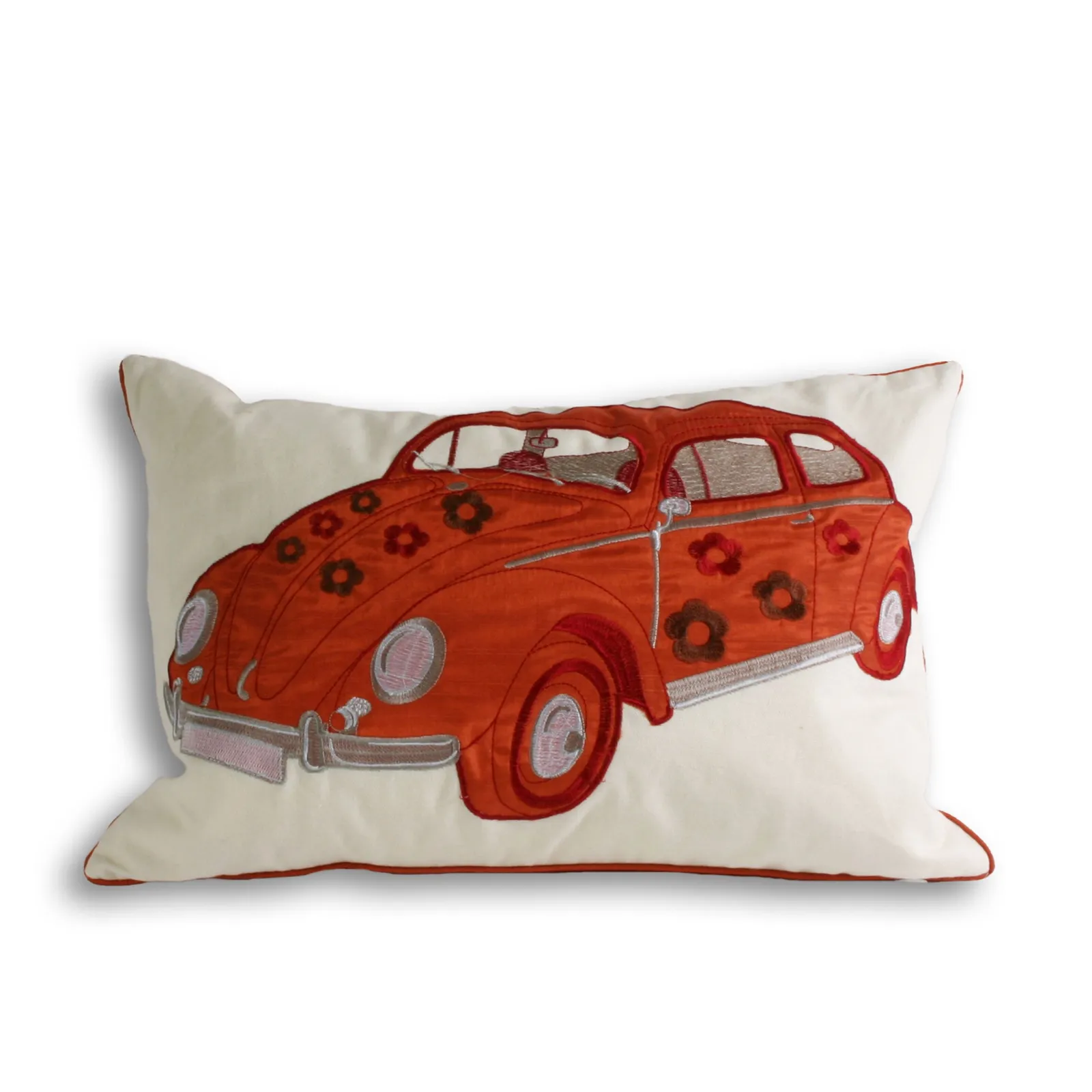 Paoletti Honeypot Lane Floral Polyester Filled Cushion In White 43 X 43Cm, Multi
