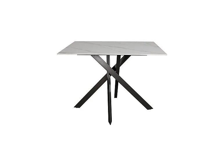 Samurai Bar Table with White Ceramic Top