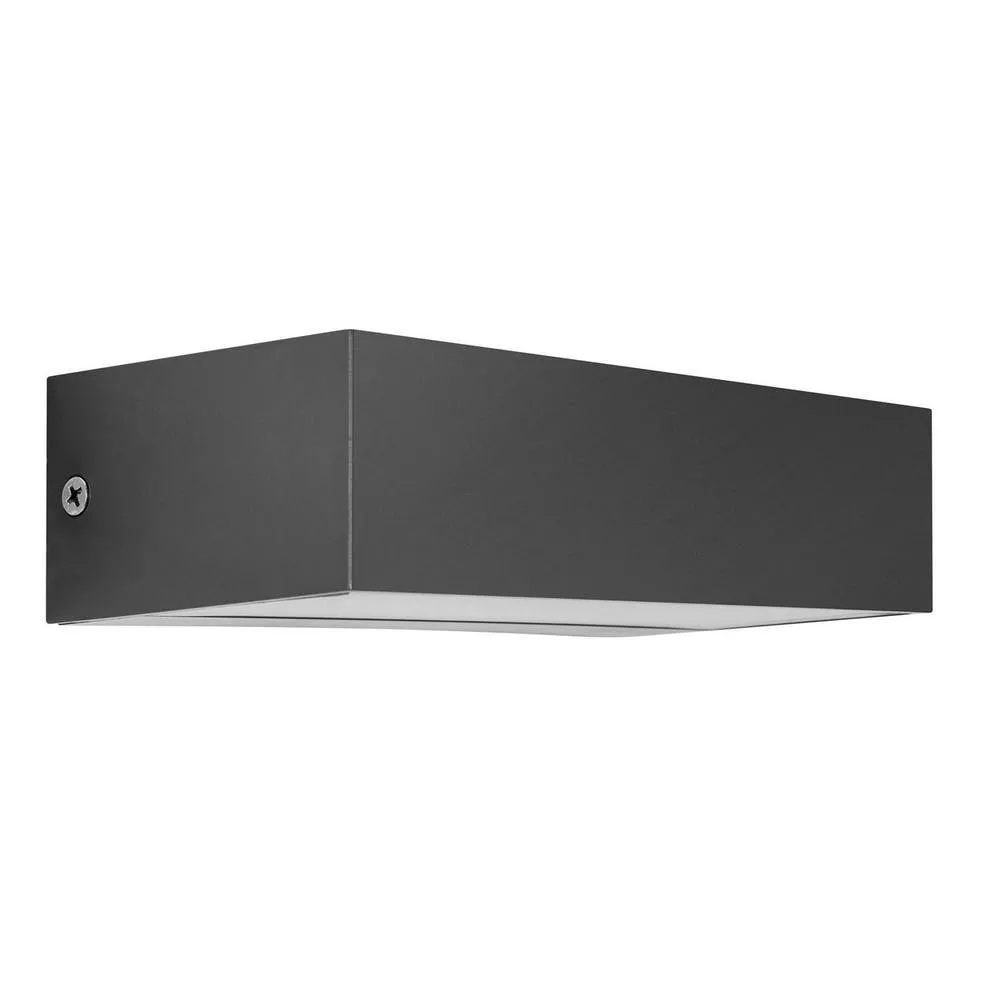 Netlighting Ara Outdoor Wall Down Lamp Urban Grey LED 9.3W 4000K IP65 On Off