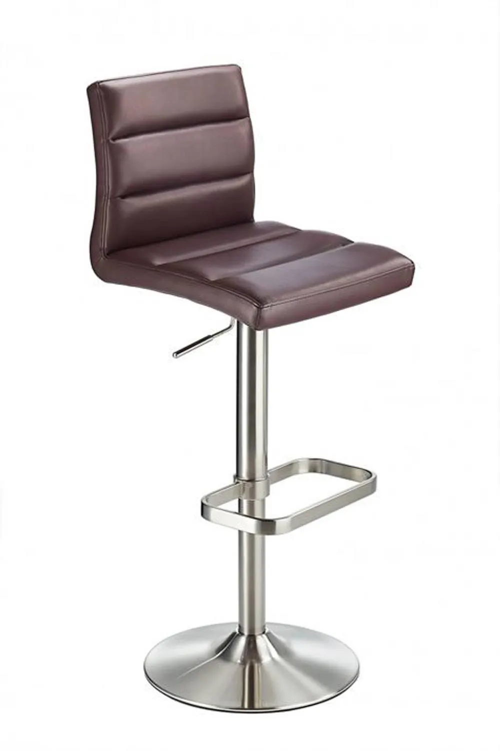 netfurniture Swank Adjustable Bar Stool Brown