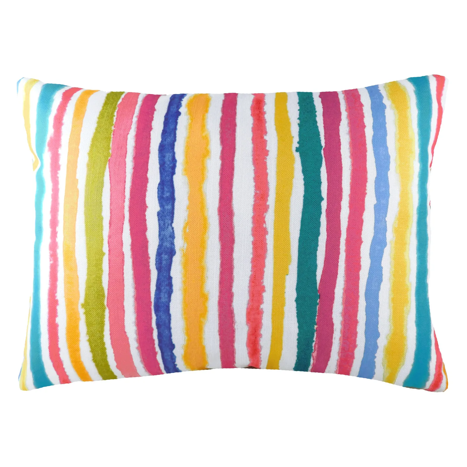 Evans Lichfield Aquarelle Stripe Abstract Cushion