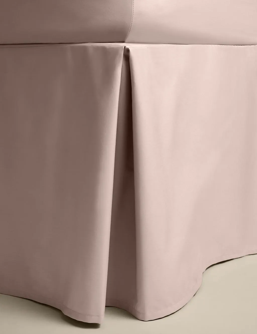 M&S Pure Egyptian Cotton Valance Sheet Blush Pink