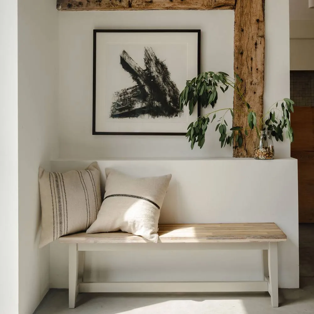 Statement Furniture Florence Solid Acacia Hardwood Dining Bench 140cm in Taupe