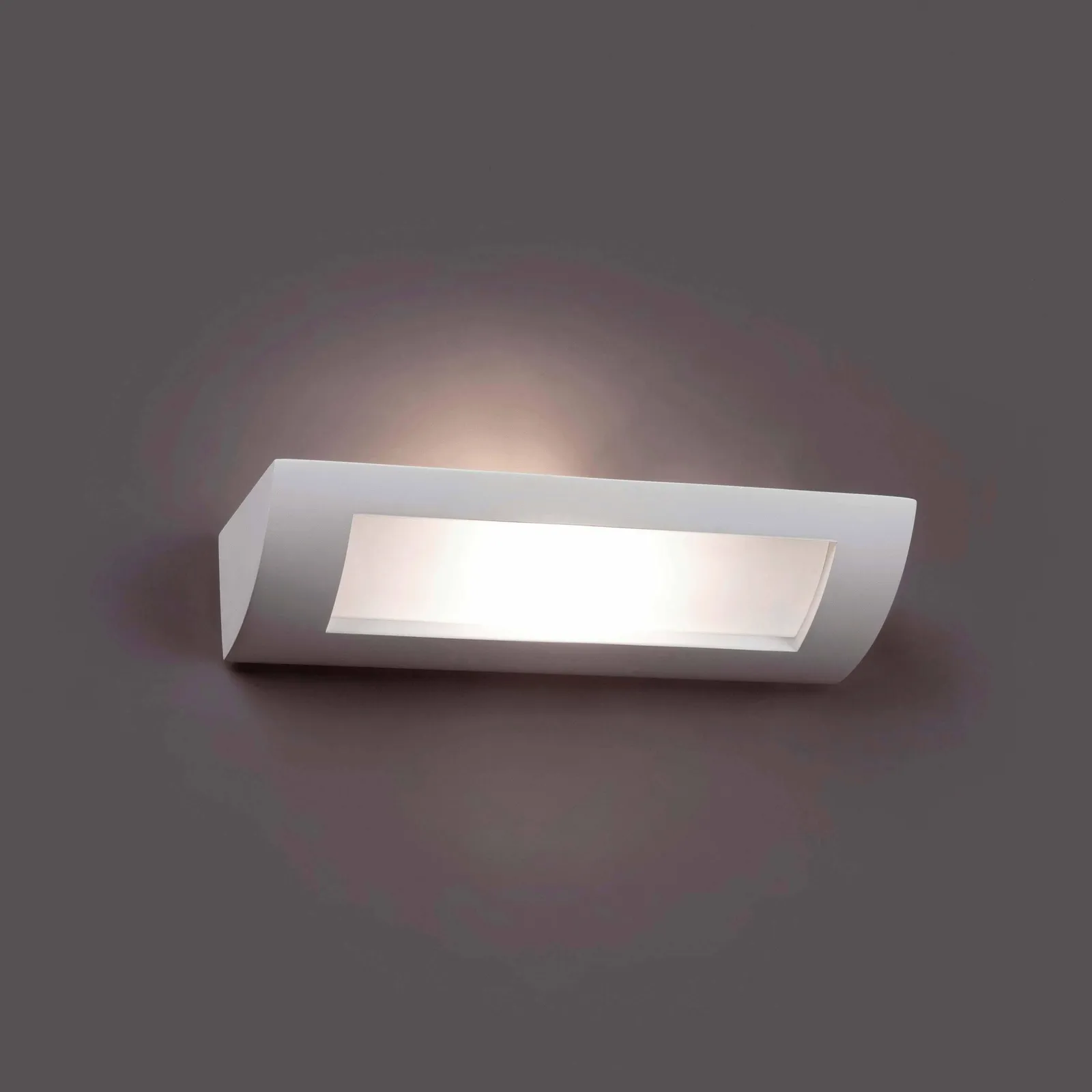 Netlighting Cheras 1 Light Indoor Wall Light White Plaster