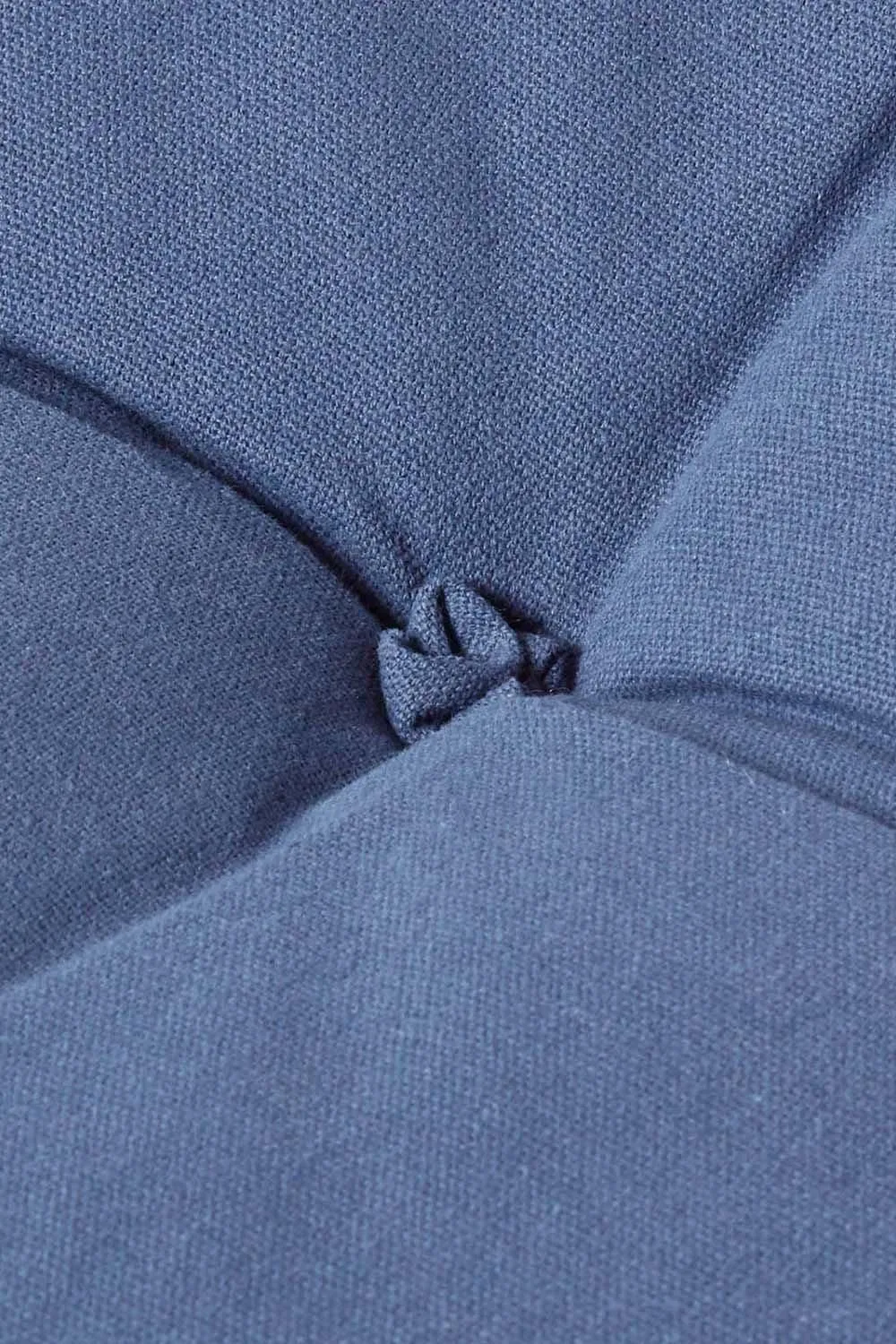 Homescapes Cotton Back Support Cushion in Navy 5