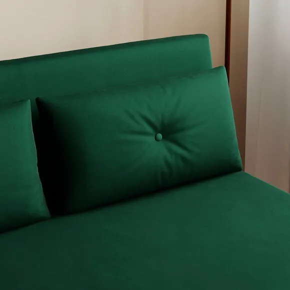 Phoebe Velvet Small Double 2 Seater Sofa Bed 5