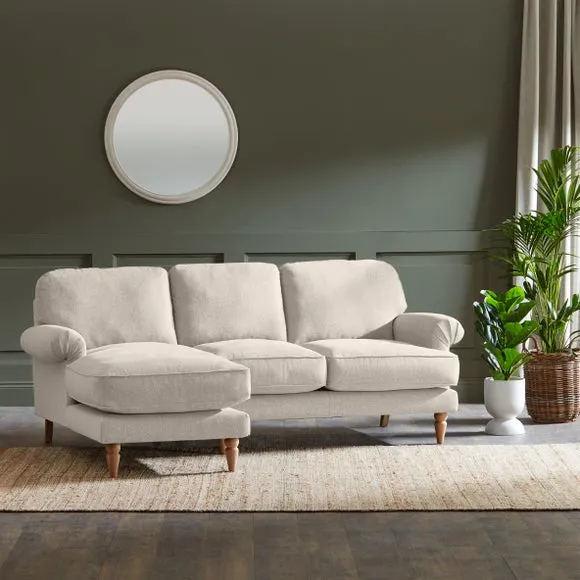 Jolene Soft Texture Corner Chaise Sofa 2
