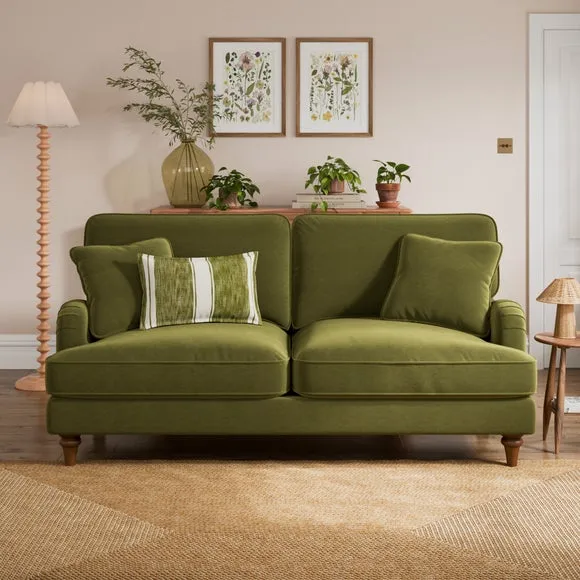 Beatrice II Velvet 3 Seater Sofa Bed 2