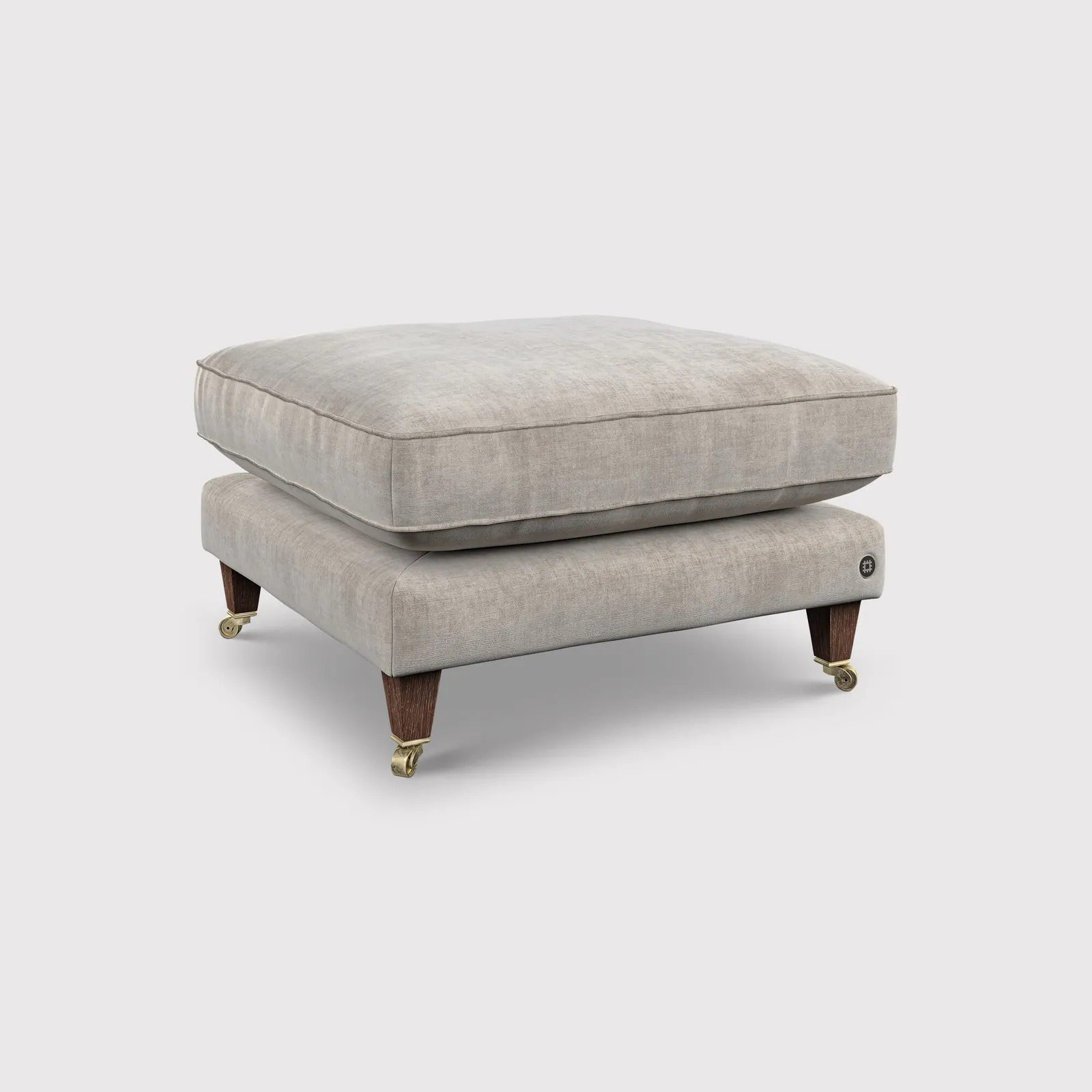 English Heritage Quarry 26 Footstool, Neutral Fabric | Barker & Stonehouse 1