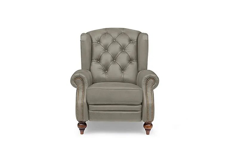 Shackleton Leather Power Recliner Wing Chair