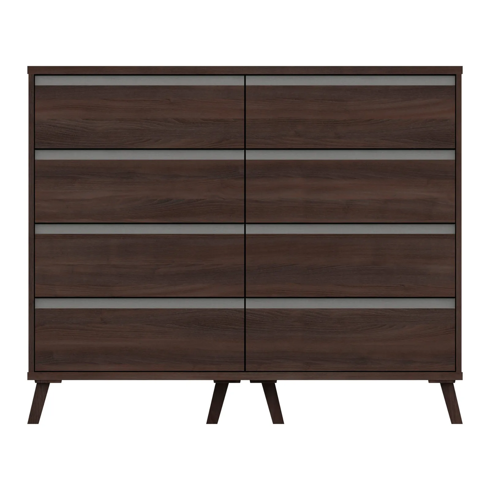 Jenson 8 Drawer Wide Chest Brown