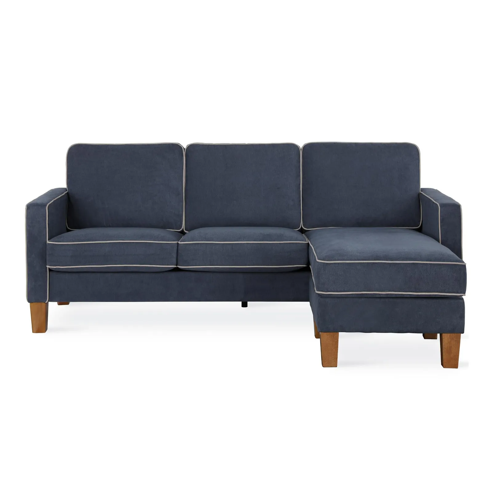 Bowen Chenille Corner Sofa Blue