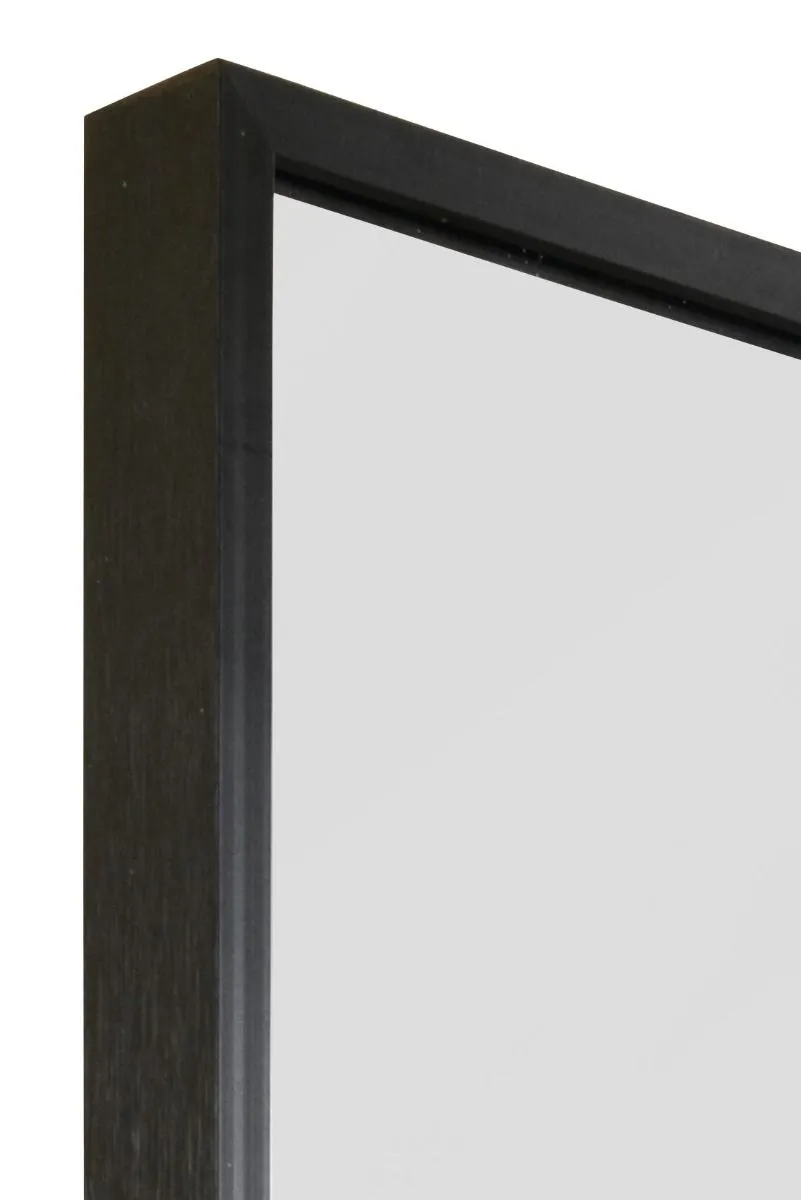 MirrorOutlet Black Aluminium Edged Wall Mirror 4ft11 X 2ft (150CM X 60CM) 6
