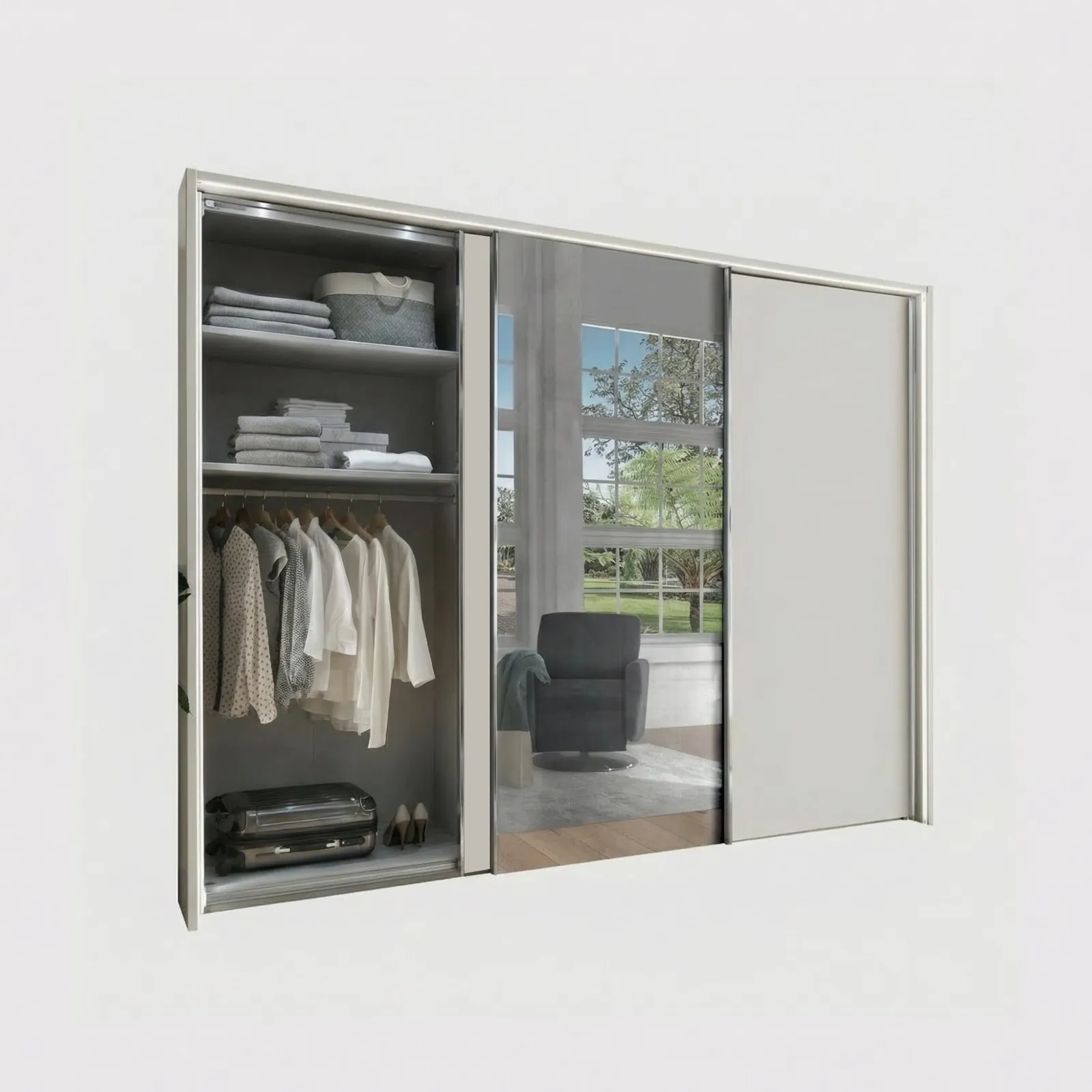 Templin 3000 3 Door Sliding Ward , Neutral | Barker & Stonehouse 3