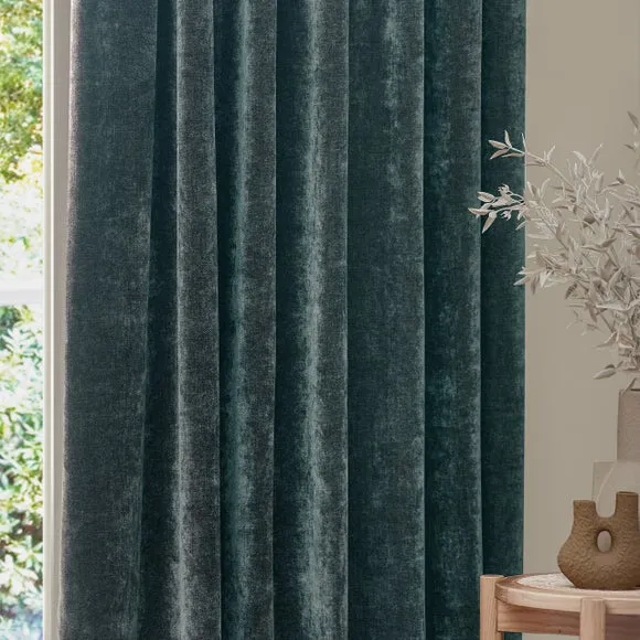 Yard Chenille Pencil Pleat Curtains 4