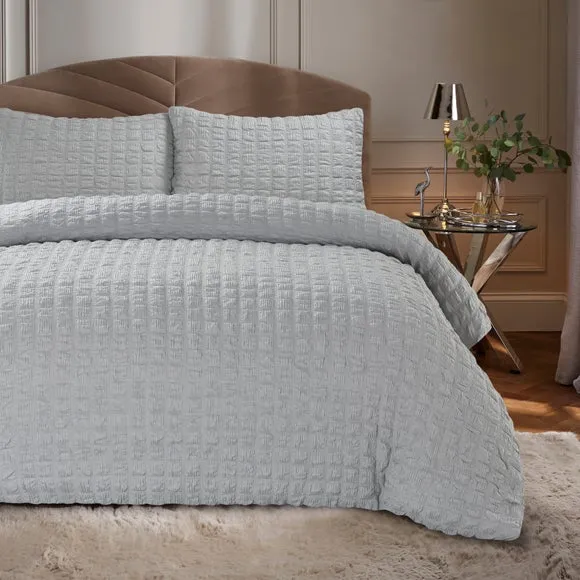 Seersucker Quilt Cover & Pillowcase Set