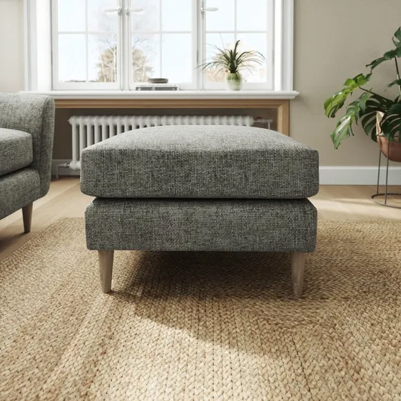Sven Chunky Chenille Footstool 2
