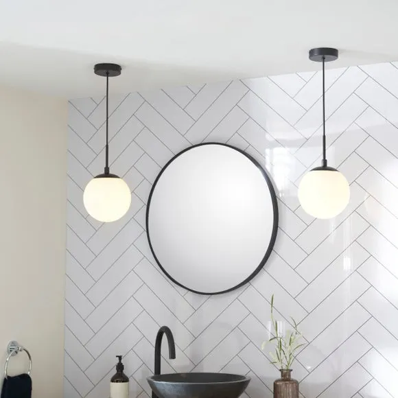 Sfera Industrial Bathroom Adjustable Pendant Light 5