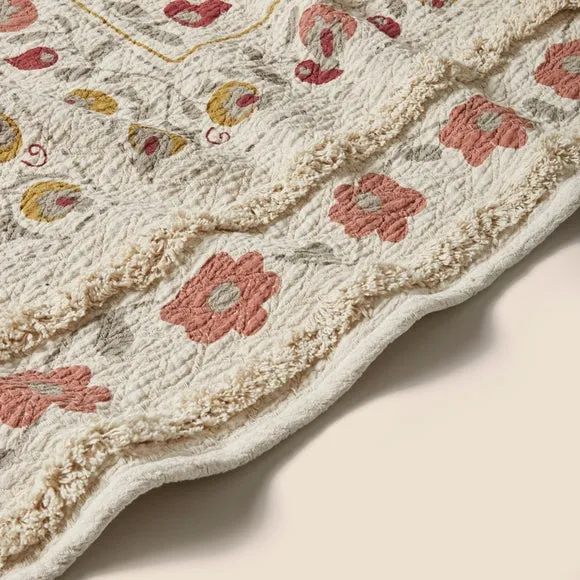 Churchgate Morcott Tufted Matelassé Throw Blanket 130cm x 170cm 4