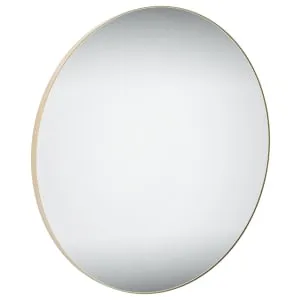 Sensio Leo Brass Round Bathroom Mirror - 800mm