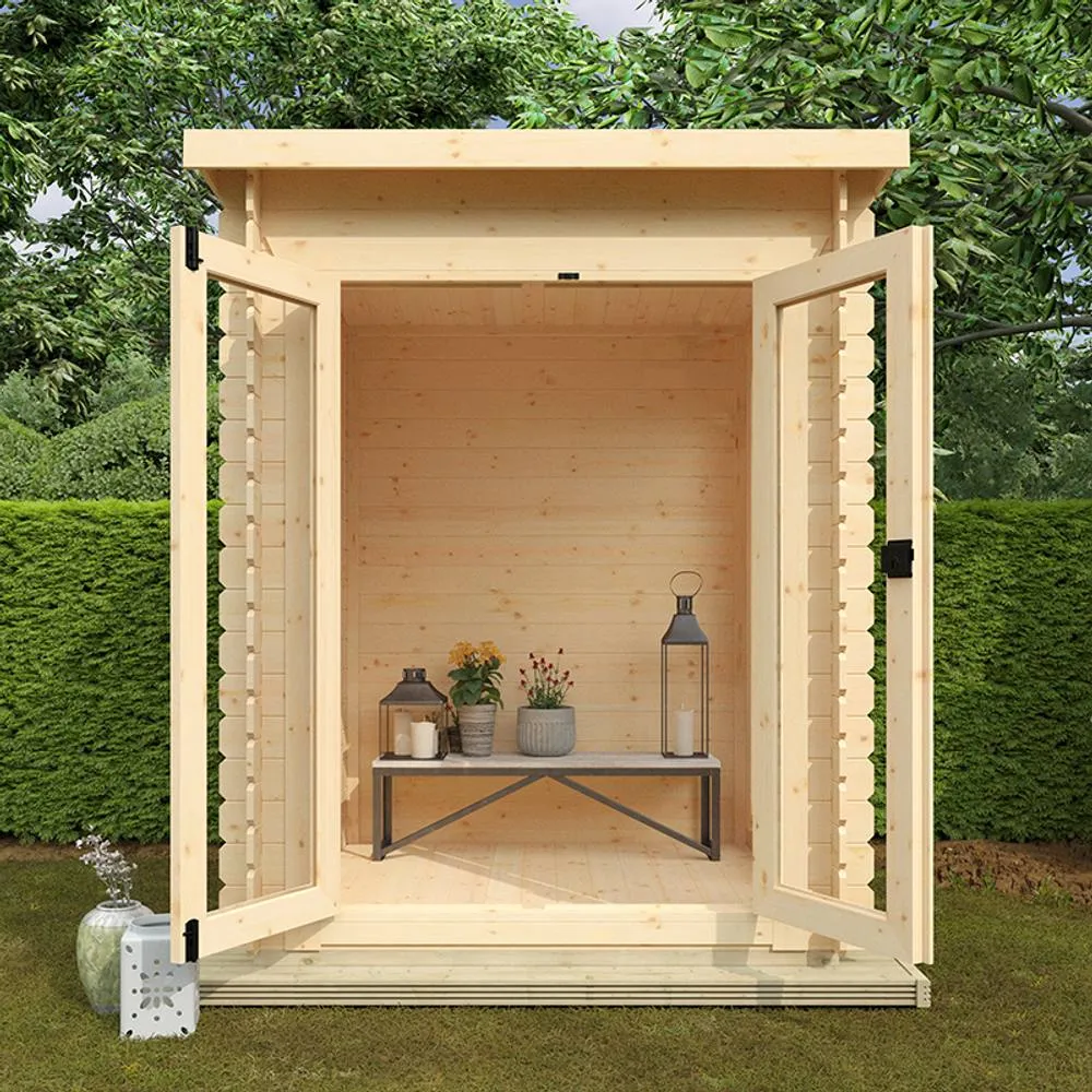 Buttercup Farm 6x6 Astoria 19mm Flex - L175 x W175 x H217 cm in Natural 3