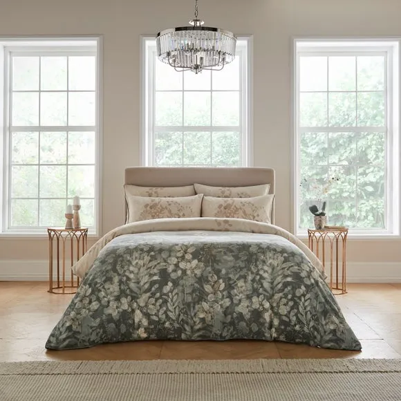 Dorma Whispering Leaves Duvet Cover and Pillowcase Set 1