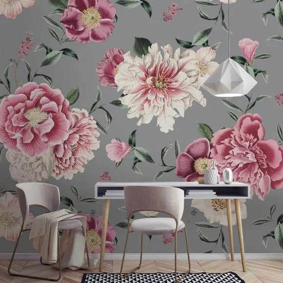 Vintage Floral Wall Mural 1