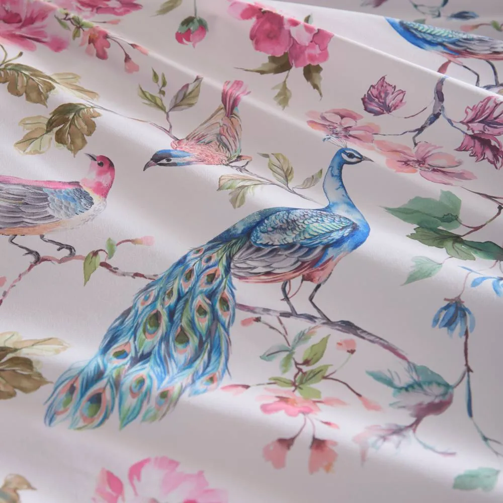 Portfolio Home Selene Floral Birds Duvet Cover Quilt Set With Pillow Case Bedding 3