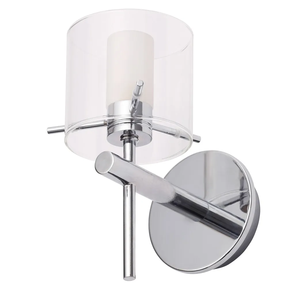 Jean Single Bathroom Wall Light, Chrome 1
