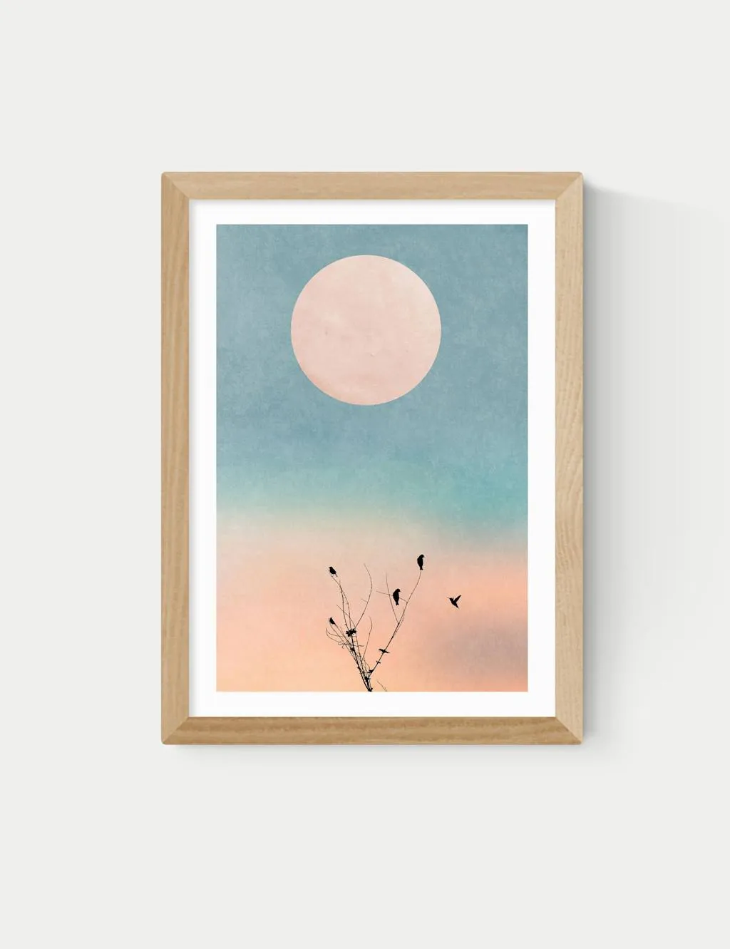 East End Prints Waking Up Warm Framed Art Print Natural