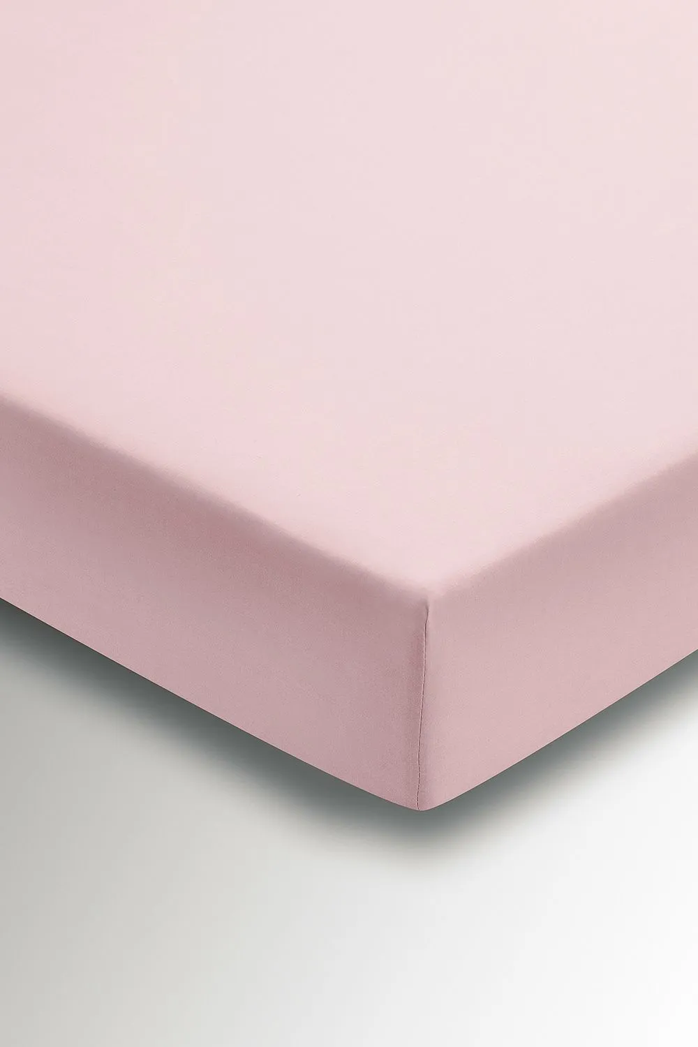 Helena Springfield 'Plain Dye' Polycotton Fitted Sheet in Baby Pink