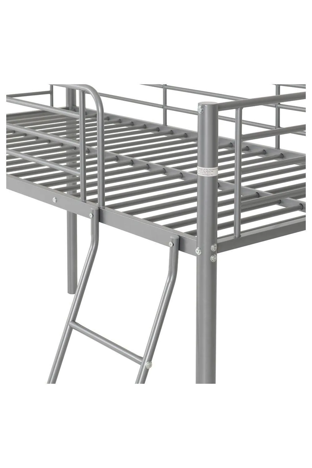Seconique Kora Mid Sleeper Single in Metallic Silver 4
