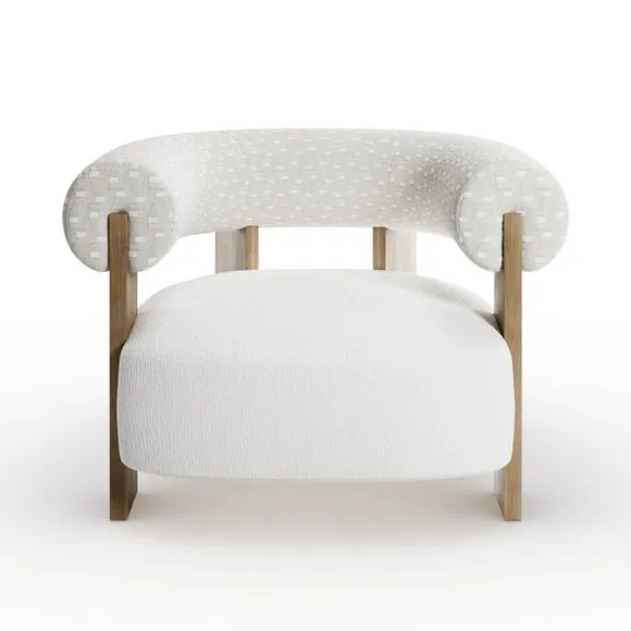 Fallon Cut Velvet Accent Chair 6