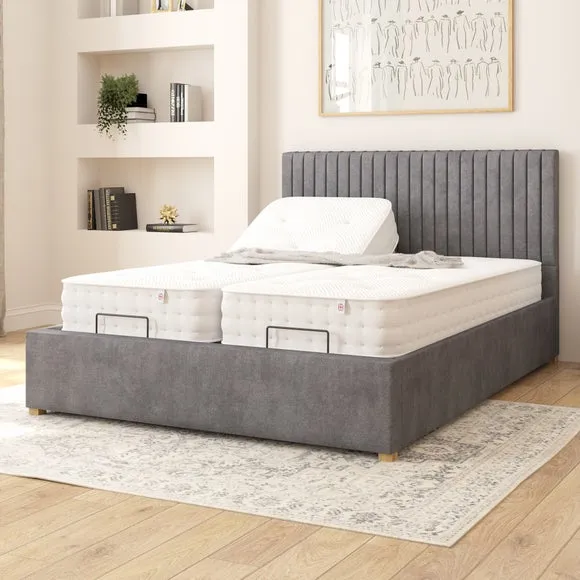 Grant Plush Velvet Adjustable Bed 2