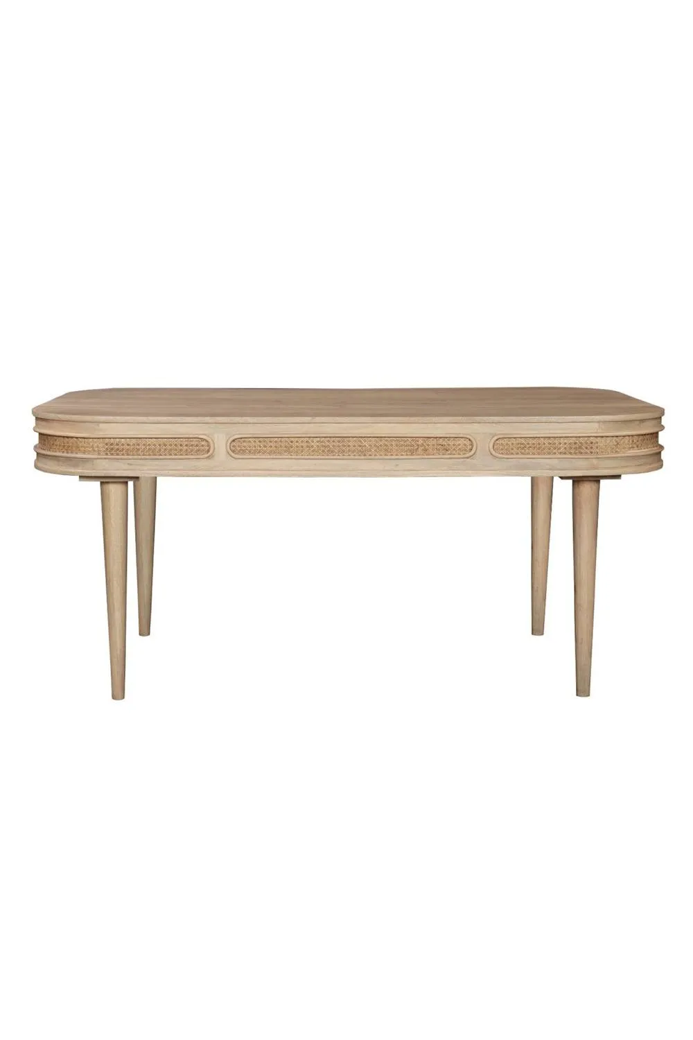IH Design Burford Solid Mango Wood 6 to 8 Seater Dining Table in Natural 3