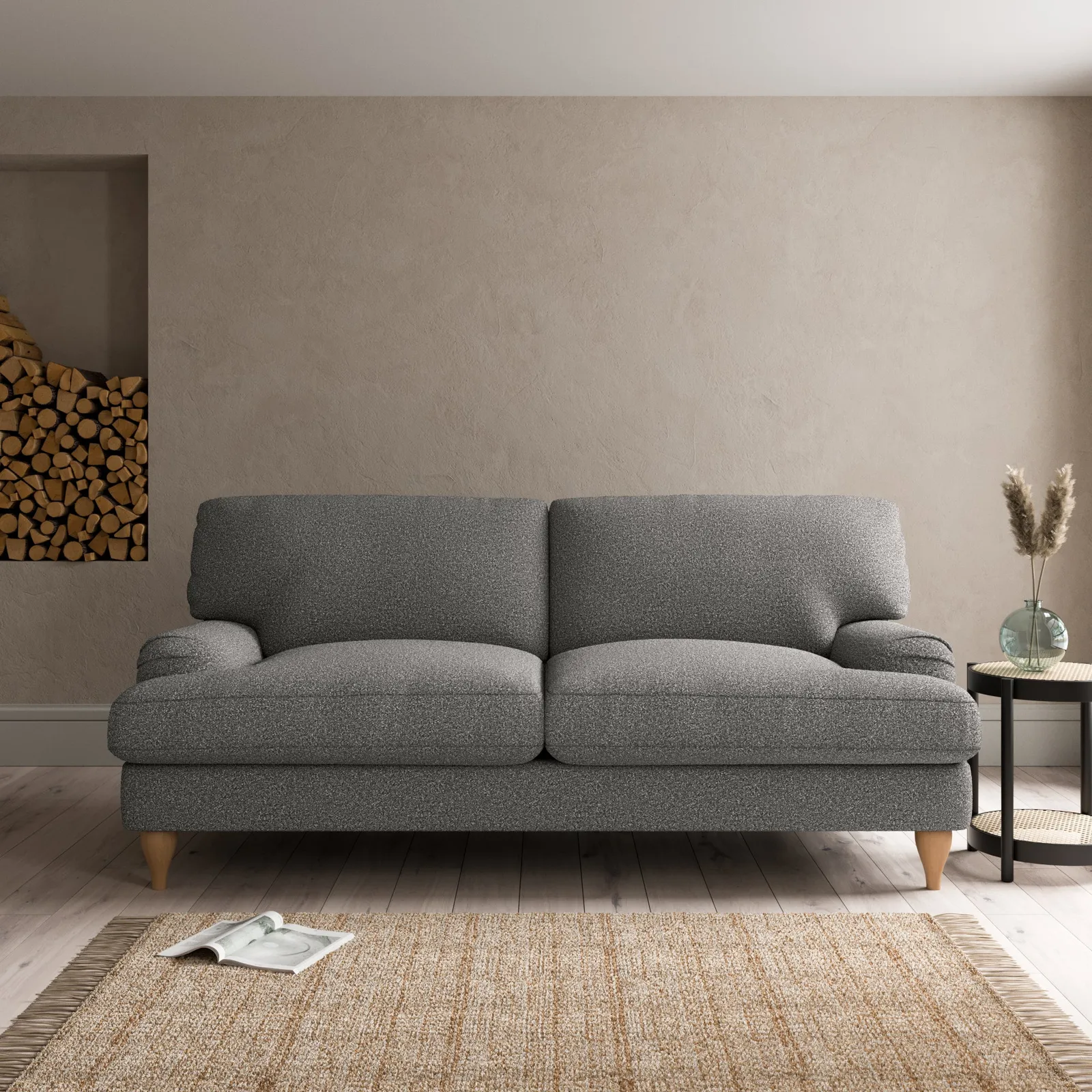 Darwin Cosy Marl 3 Seater Sofa Cosy Marl Granite
