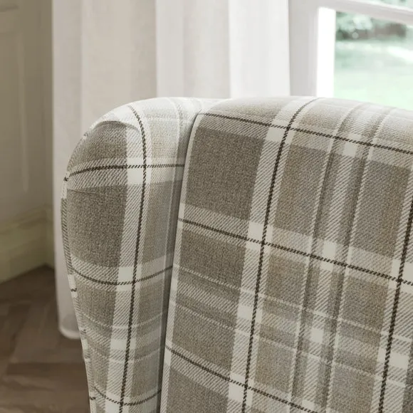 Charnwood Set of 2 Checked Dining Chairs 2