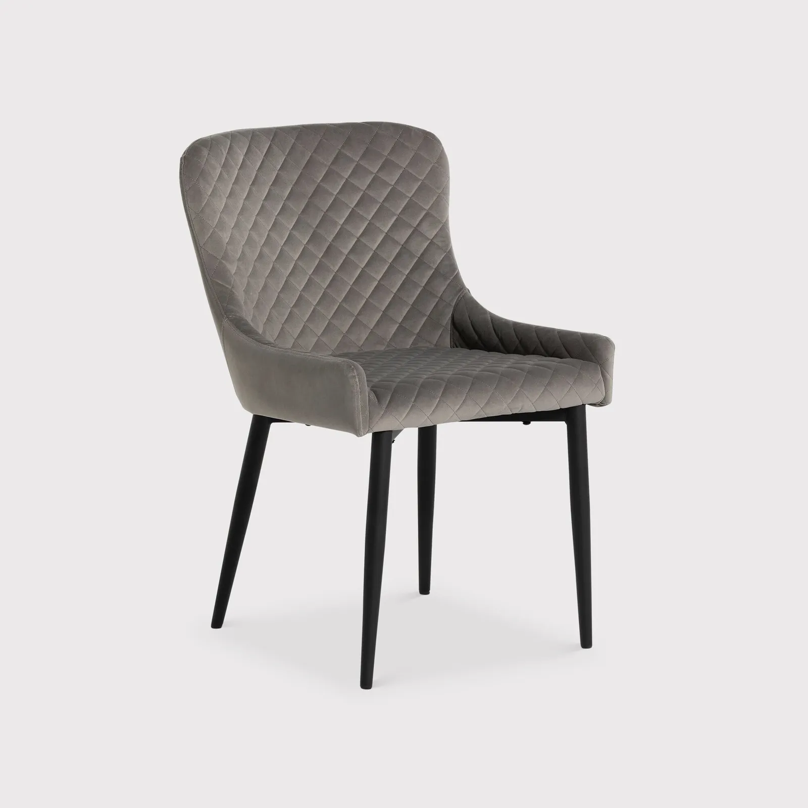 Rivington Dining Chair, Grey Velvet | Barker & Stonehouse 2